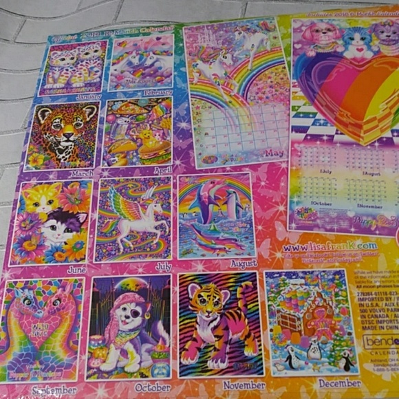Lisa Frank 2019 Calendar - Picture 5 of 6